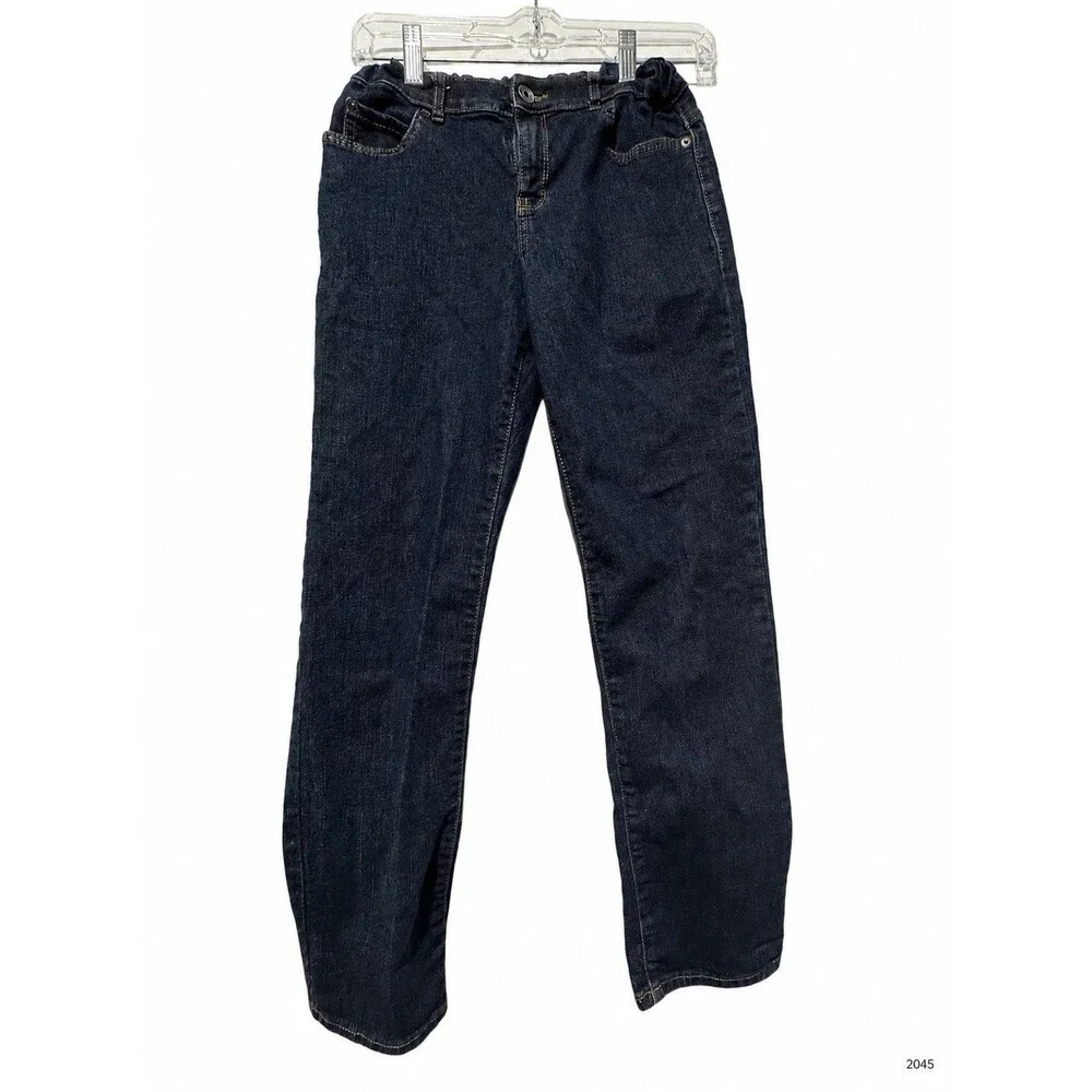 Children’s Place Boy’s Blue Stretch  Denim Straight  Droites Leg Sz 12